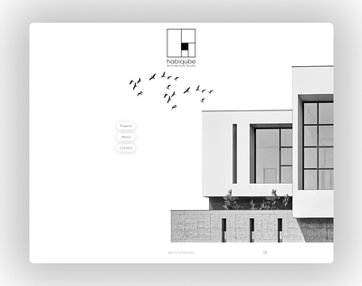 Habiqube Architecture Studio architecture architecture studio design figma graphic design ui web web design website website design wix