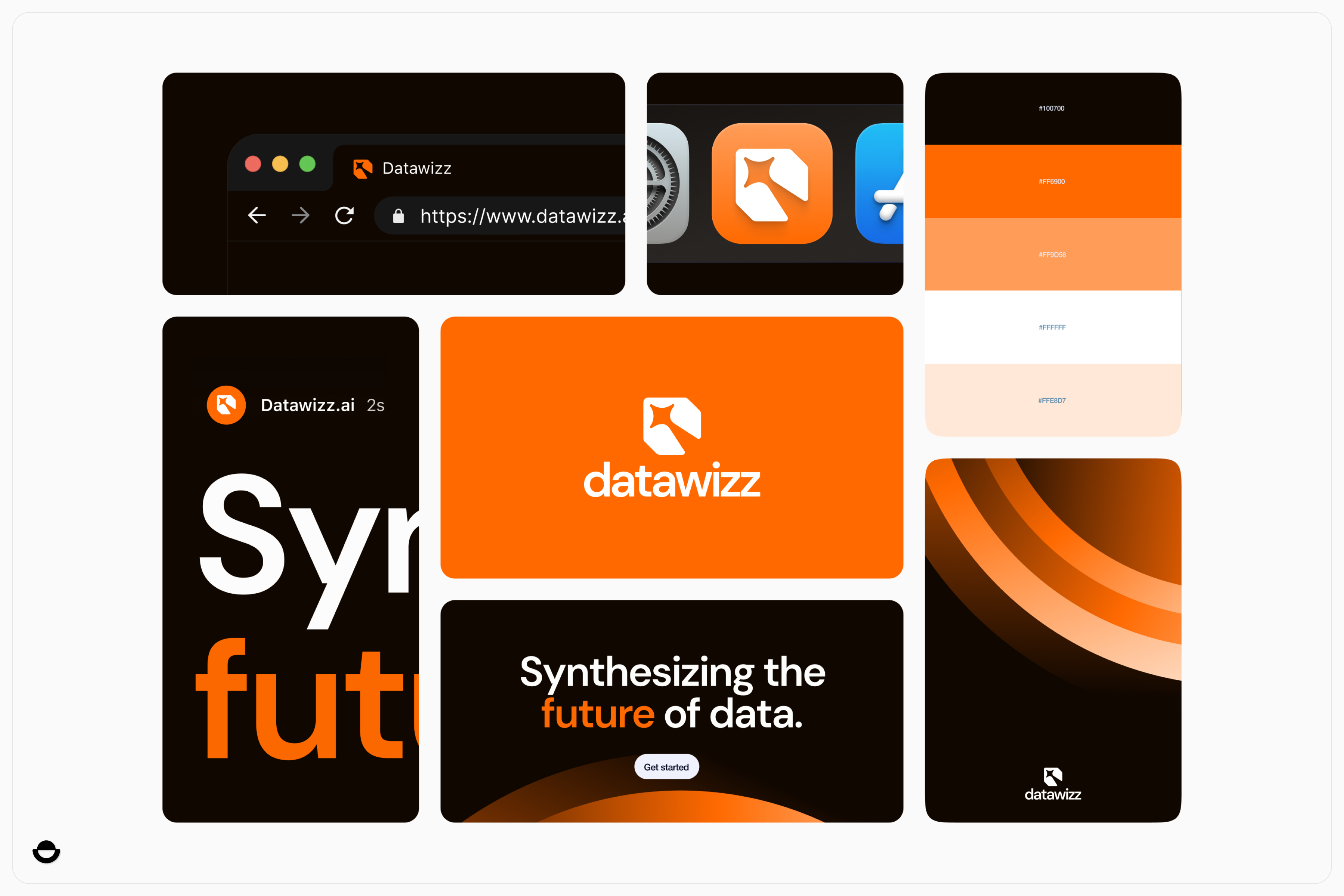 Branding exploration for DatawizzAI ai brand brand identity branding design minimal modern ui ux