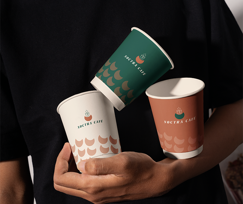 Noctra Cafe branding amazon packaging box design branding design graphic design illustration label design packaging design product label