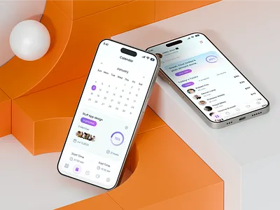 Productivity App – Task & Calendar Management UI app design calendar ui clean ui dashboard ui dribbble design figma design minimal ui mobile app mobile ui modern ui product design productivity app scheduling app task dashboard task management ui design user experience user interface ux design workflow ui