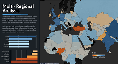 Regional Analysis business dashboard data data visualization