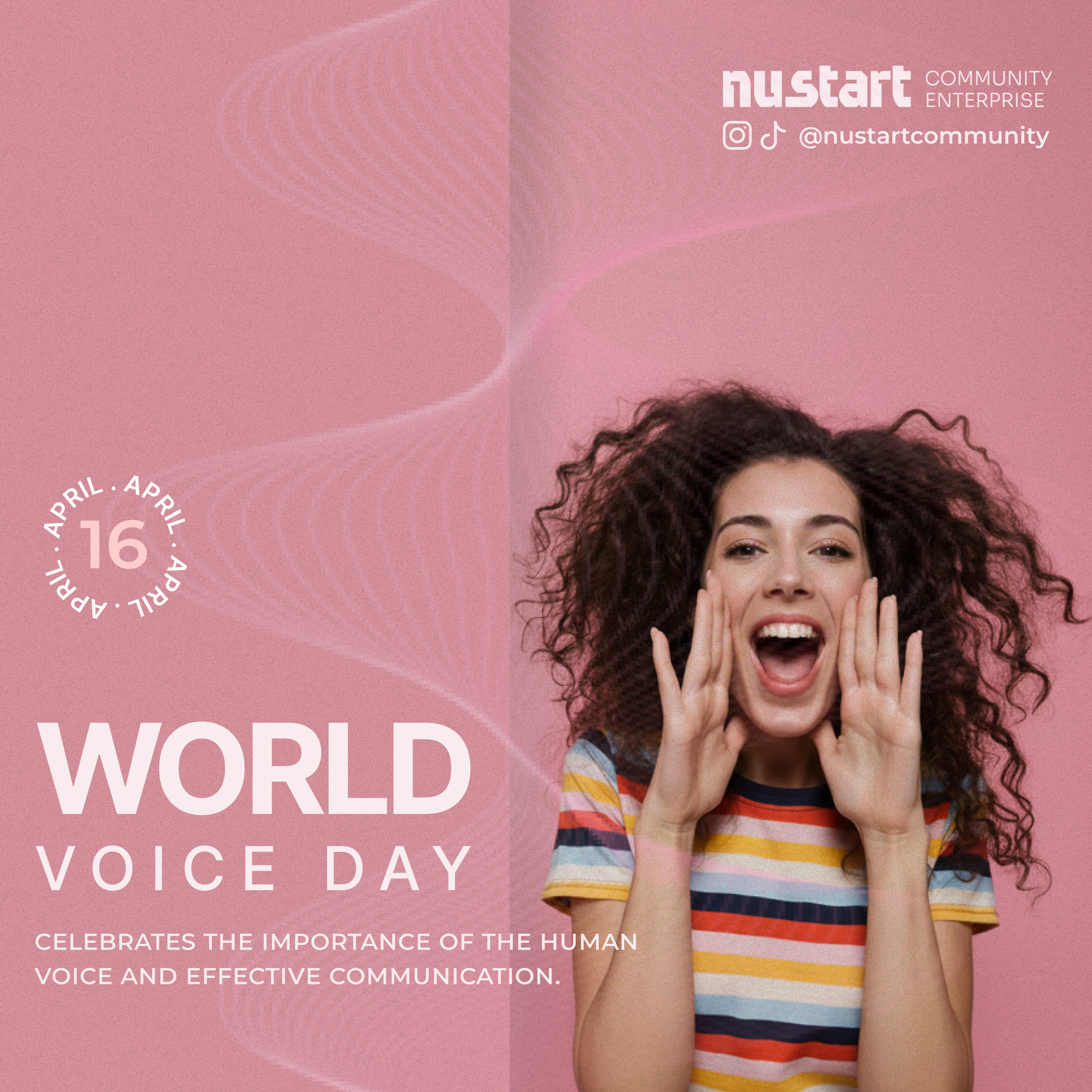 World Voice Day graphic design