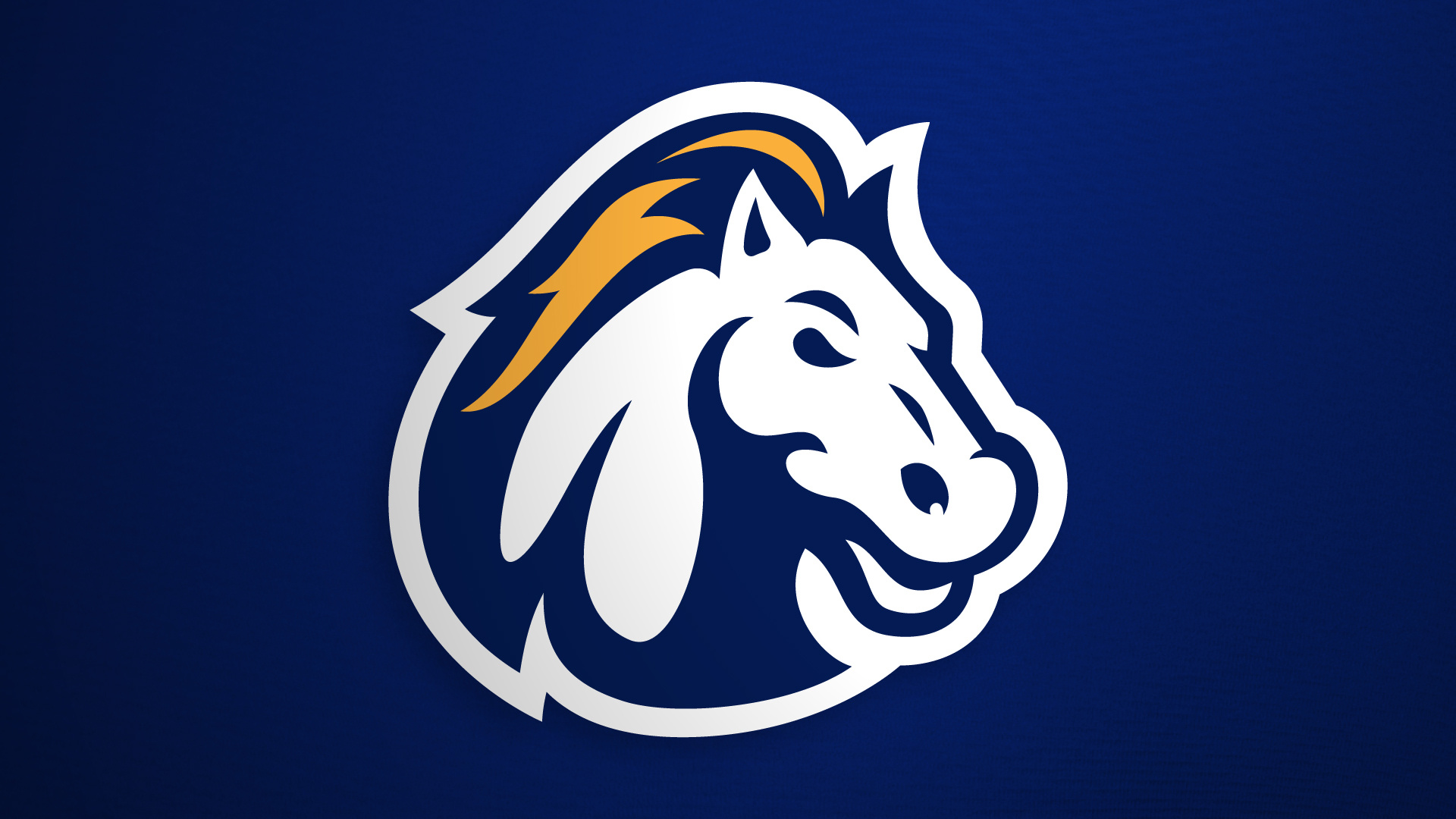 Mustang Mascot Sports Logo // Tundra
