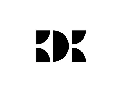 DK logo brand branding design dk dk logo icon identity lettering lettermark logo logo design logotype minimal minimalist modern monogram simple symbol timeless typography