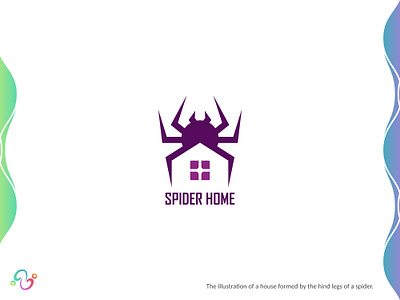 Spider Home Logo animal architecture brand design brand designer building construction home house insect logo design logo designer logo for sale logo idea logo inspiration logomark logotype spider spiderman wildlife zzoe iggi