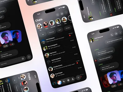 Chat Mobile App app design chat app content platform entertainment app live chat app live streaming media app messaging app mobile app social app social media app streaming app trending ui ui ux video app video streaming web