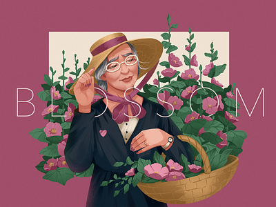 Garden Center Brand Illustration branding design design studio digital art digital illustration flower flowers garden gardener gardening graphic design hero illustration identity design illustration illustrator marketing people plants web marketing woman