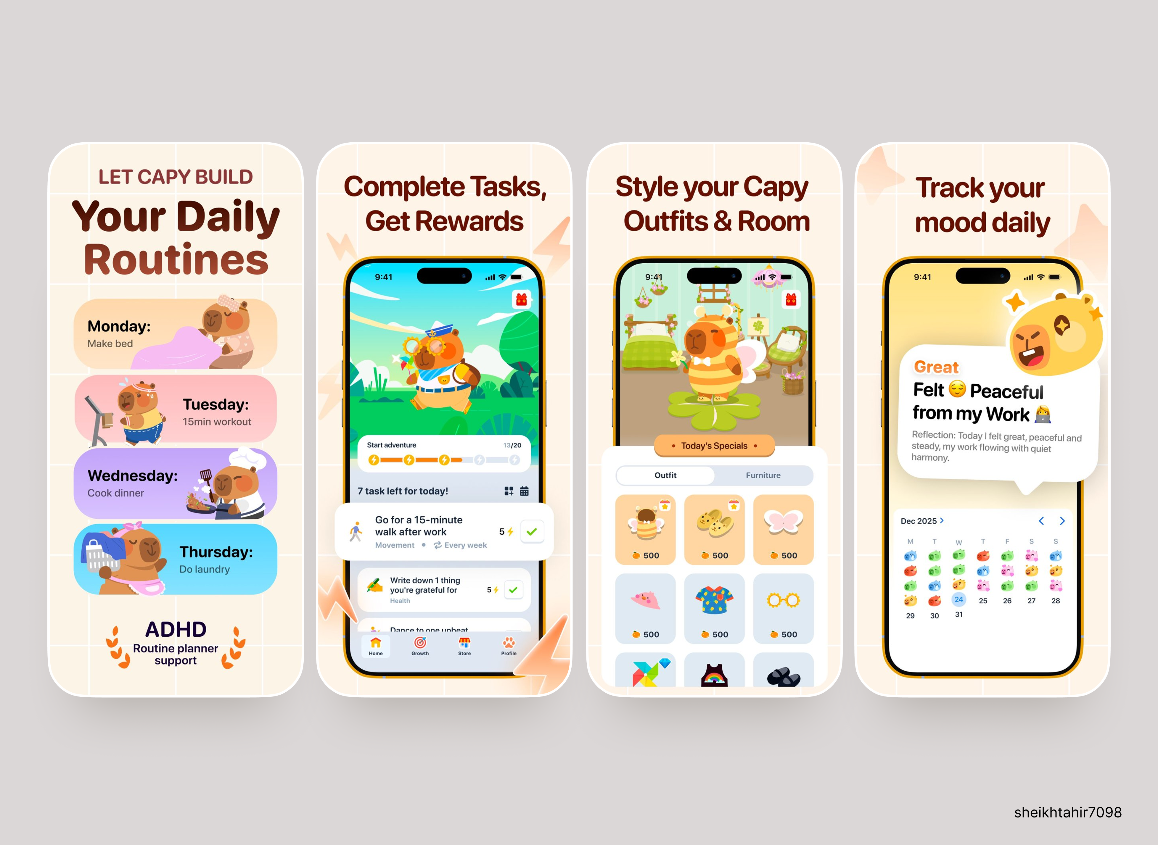 Example of App Store Screenshots
