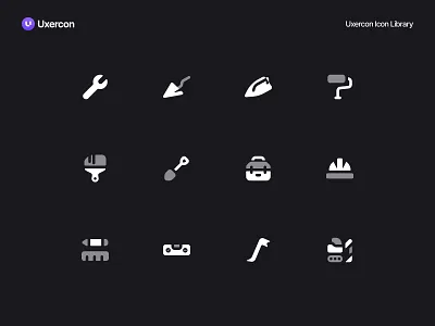 Construction - Uxercon Icon Library animation architecture builder building civil construction construction icon design engineer engineering figma icon icon design illustration industry logo ui uiux ux uxercon