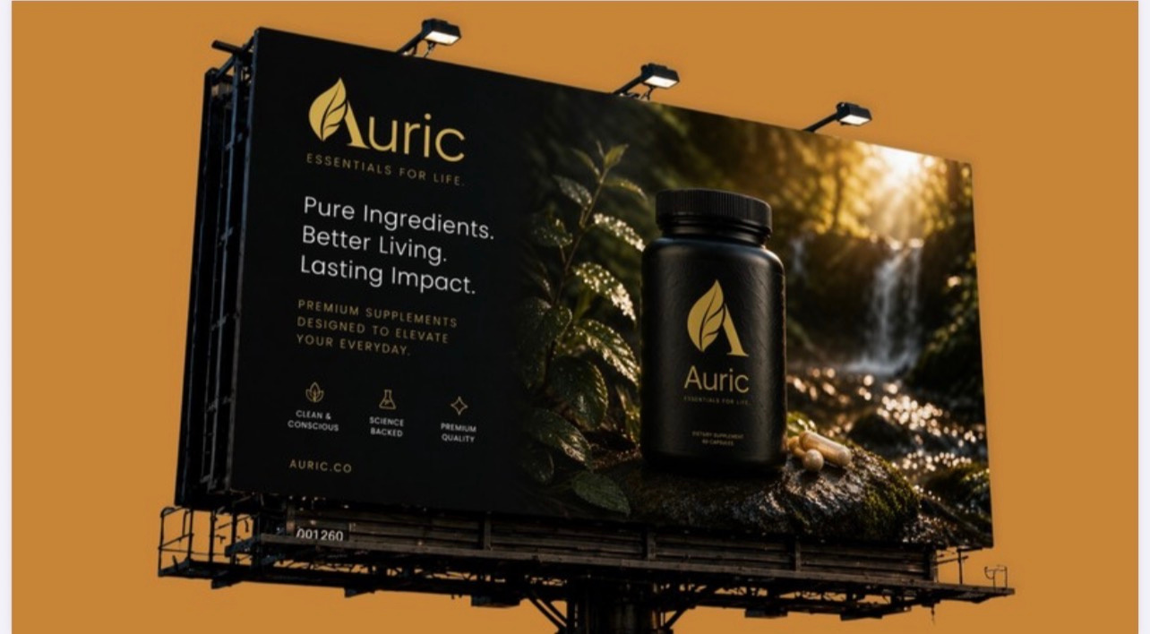 Auric — Brand Identity & Visual System brand identity branding graphic design logo mobile design product design software startups ui ux visual design web design