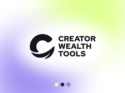 Creator Wealth Tools - Brand Exploration brand identity branding design system fintech graphic design logo design minimal modern startup visual identity