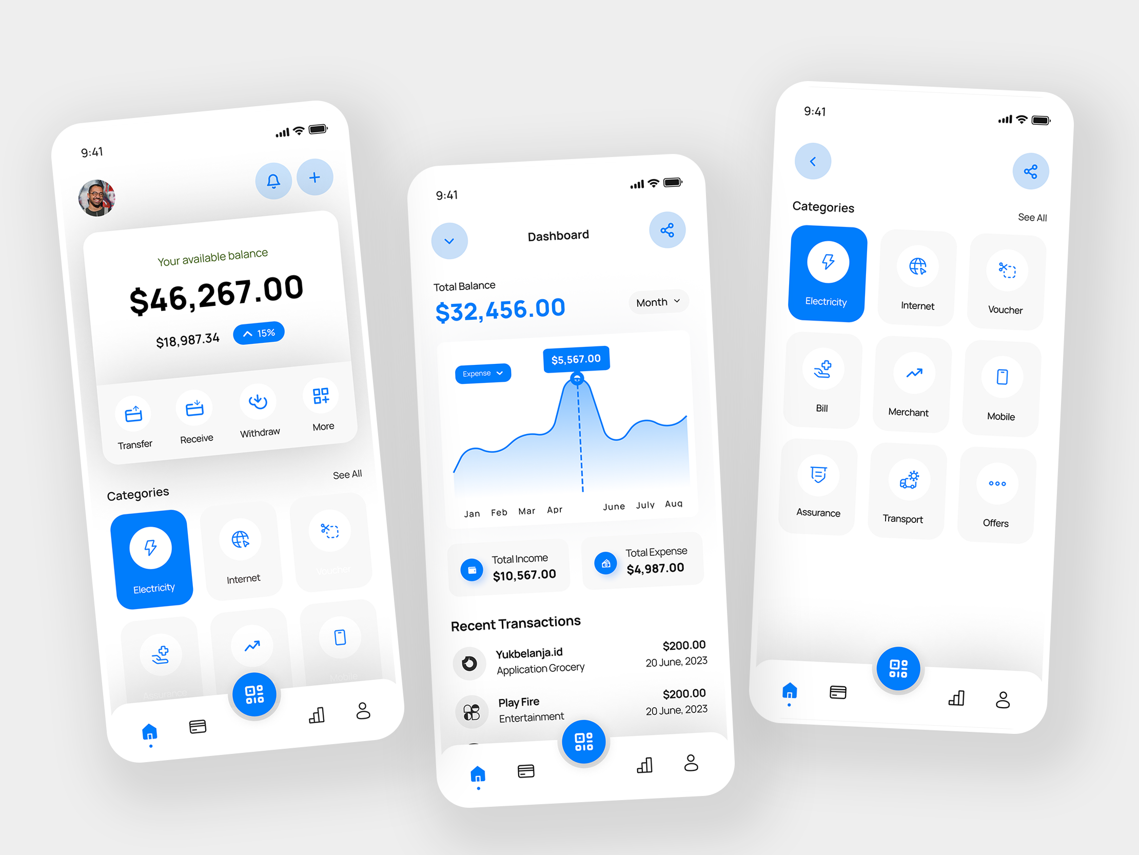 Finance Mobile App Design app design figma app figma design mobile app ui ui design ui ux design