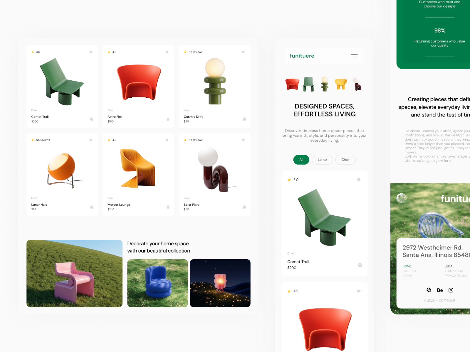 Example of Figma To Framer Website Design