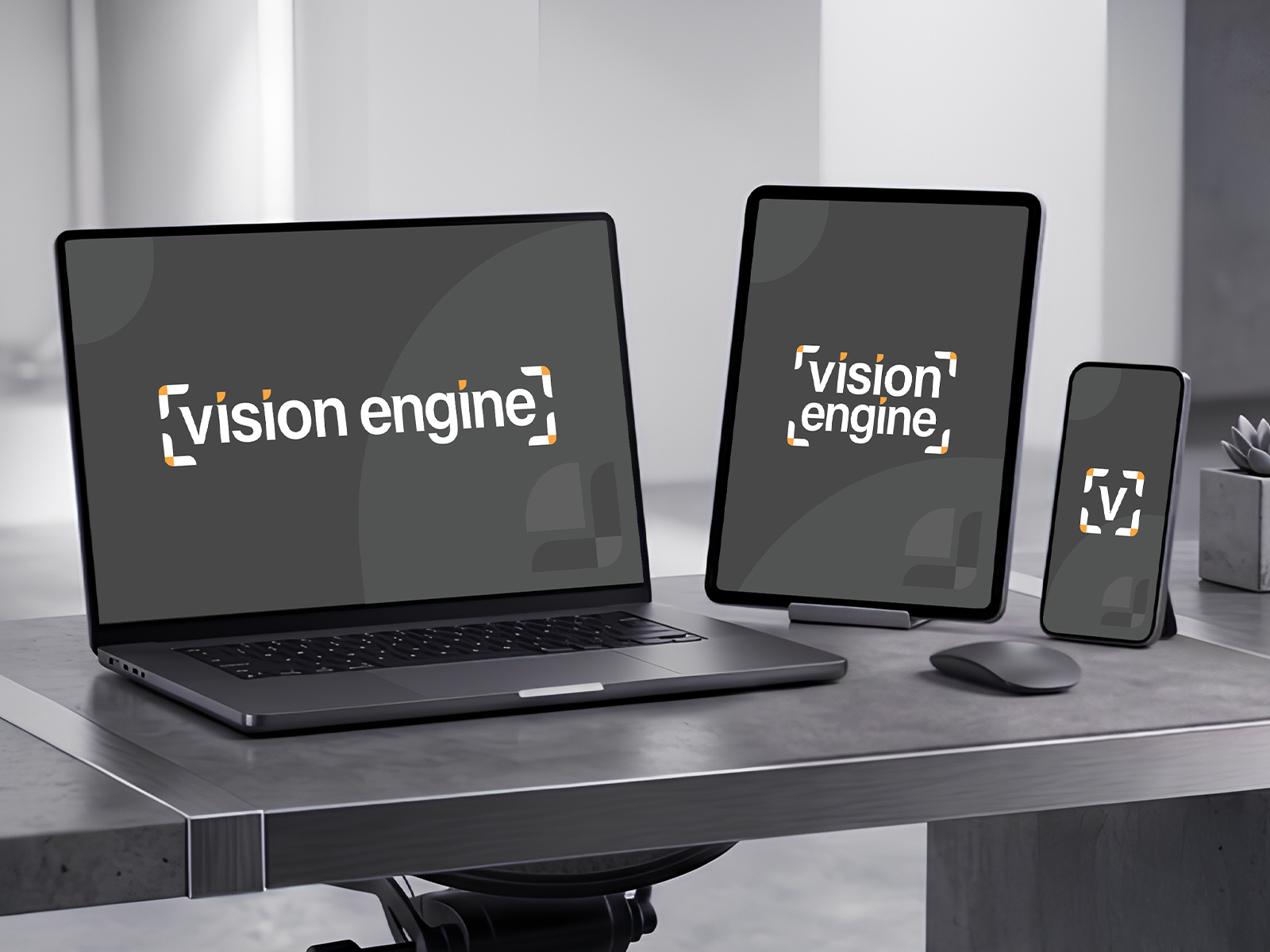 Vision Engine Responsive Logo graphicdesign logo logodesign responsivelogo visionengine