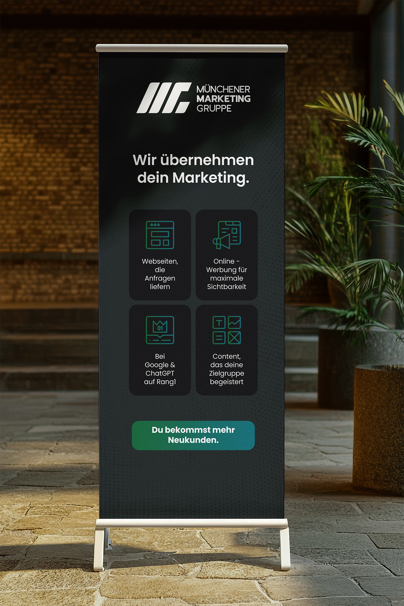 Retractable banners/Roll-ups banner roll up