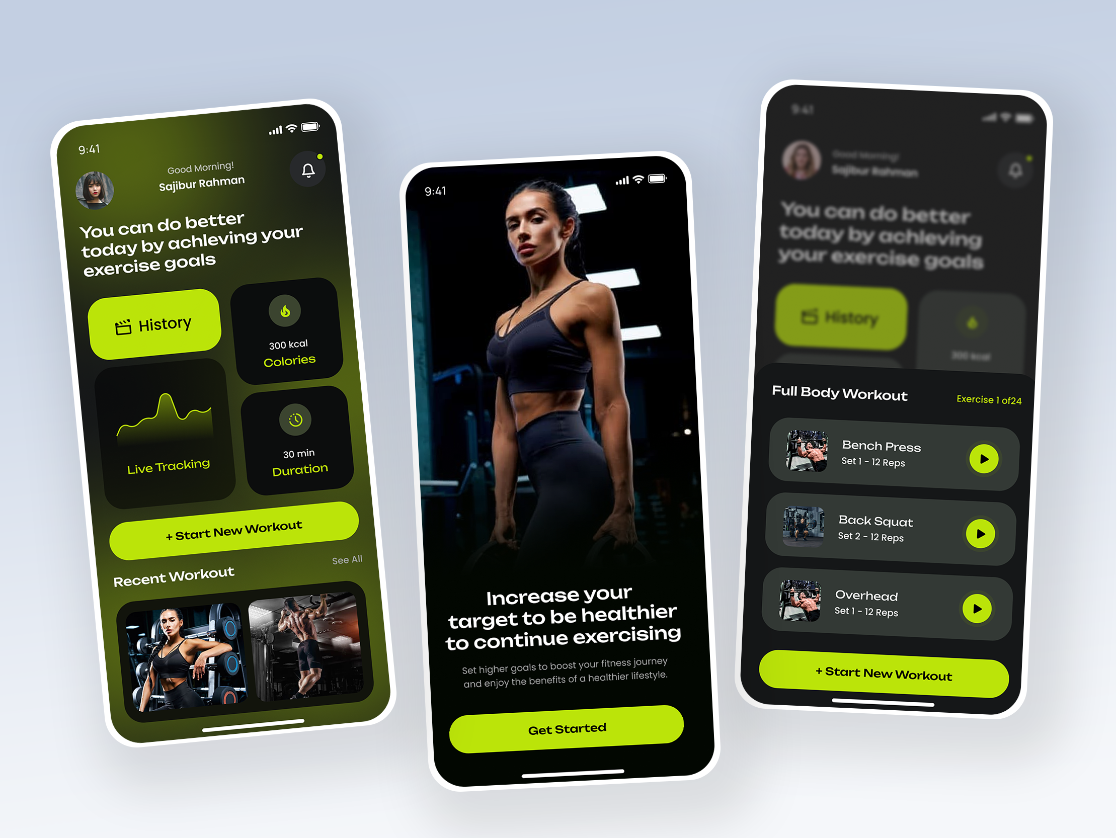 Fitness Health Mobile App Design app design dashboard design design figma design figma website landing page design mobile app ui ui design ui ux design