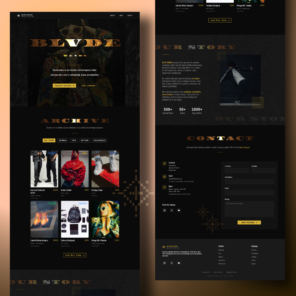 Example of Custom Web Design Straight To Code