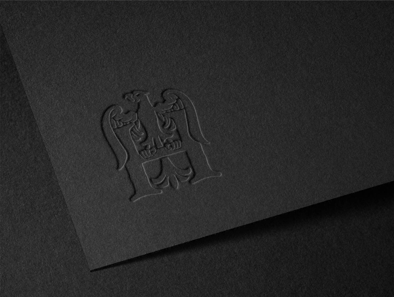 Example of Homebird Embossed Logo Mockup