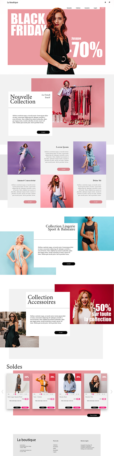 cloth shop design graphic design minimalist template ui ux vector webdesign