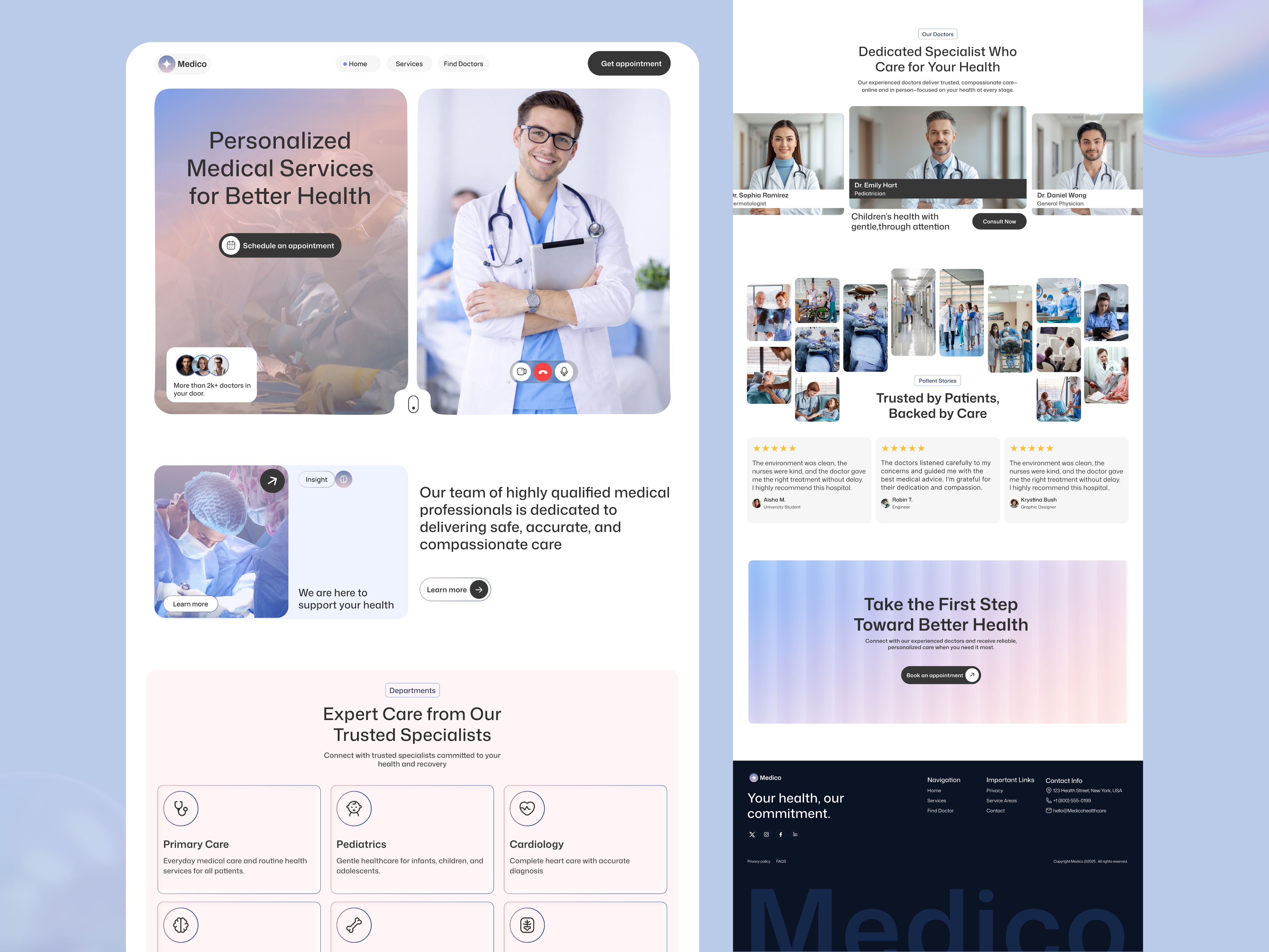 Medico — Modern Healthcare Experience Design
