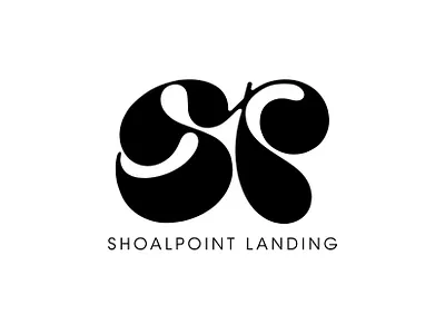 ShoalPoint Landing logo branding design graphic design illustration logo real estate thepoddotme typography vector