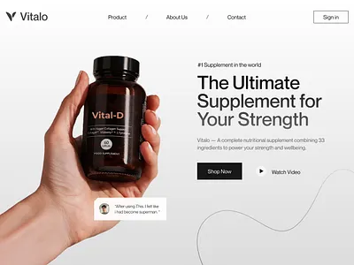 Modern Supplement & E-commerce Website UI Design animation cleanui health care health guard. health website healthcare website medicine landing page design medicine website modern website online shop product website supliment website supplement website ui ux design uiux user experience website deisgn