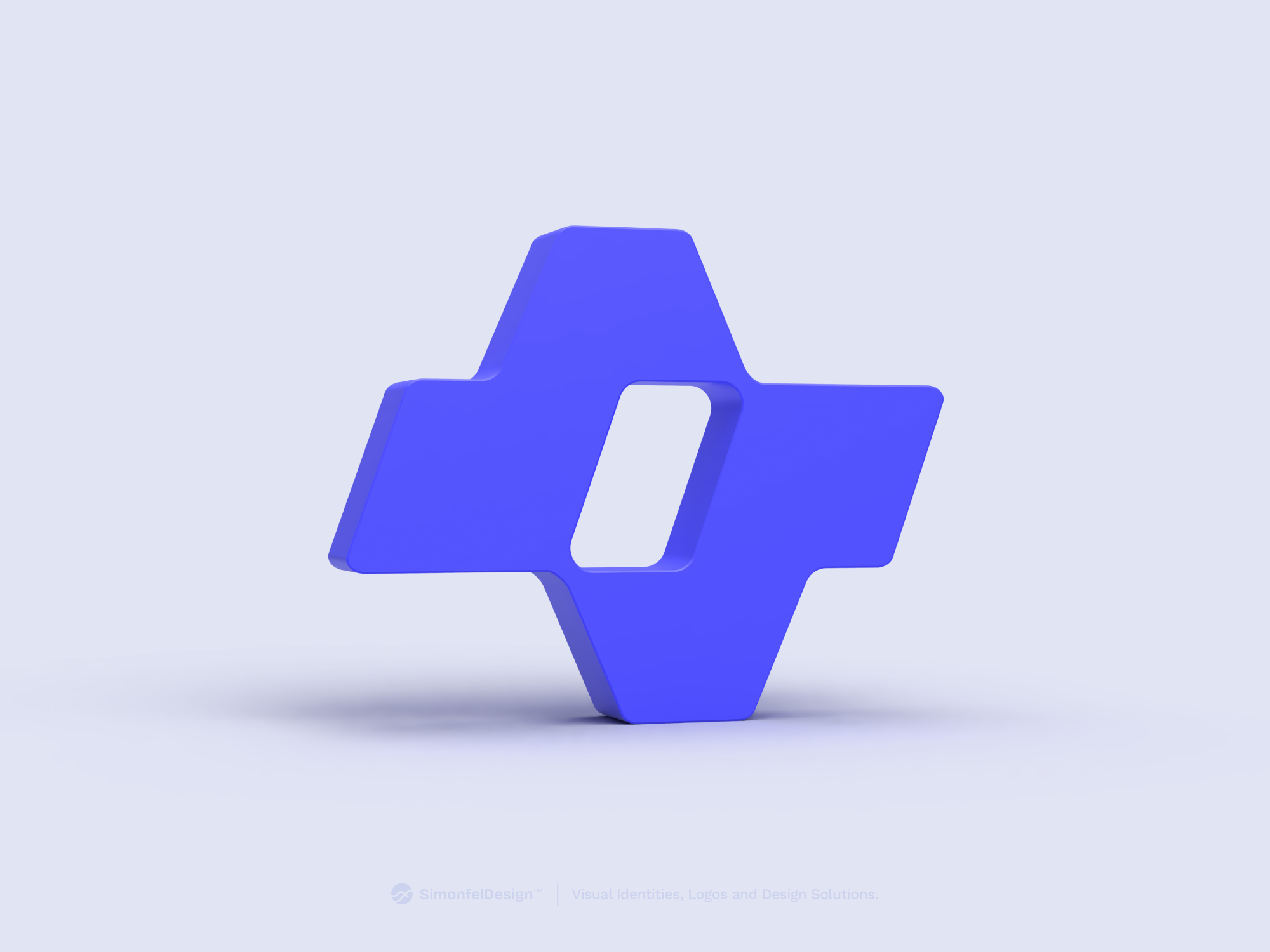 Fintech Abstract Logo – 3D Mark Preview 3d logo abstract branding coding double s finance fintech indigo interact intersect logo mark minimal modern scale ss logo startup technology trading
