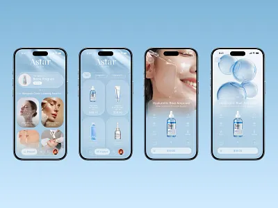 Astar Clinic (IOS) android app apple application branding clinic glass ios ios26 liquid liquid glass mobile ui uxui