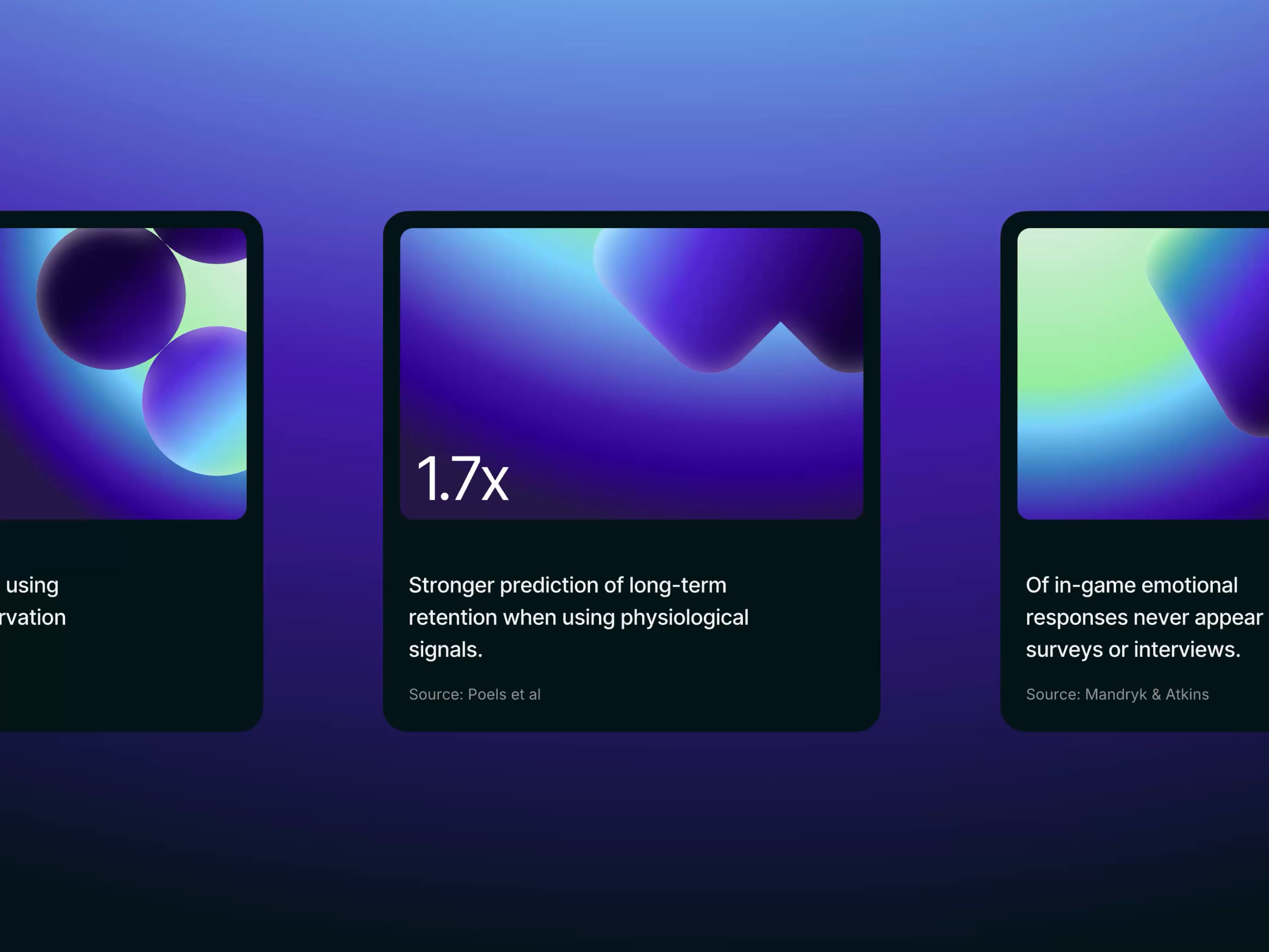 Example of Emhance — emotion AI for game studios website + visual identity