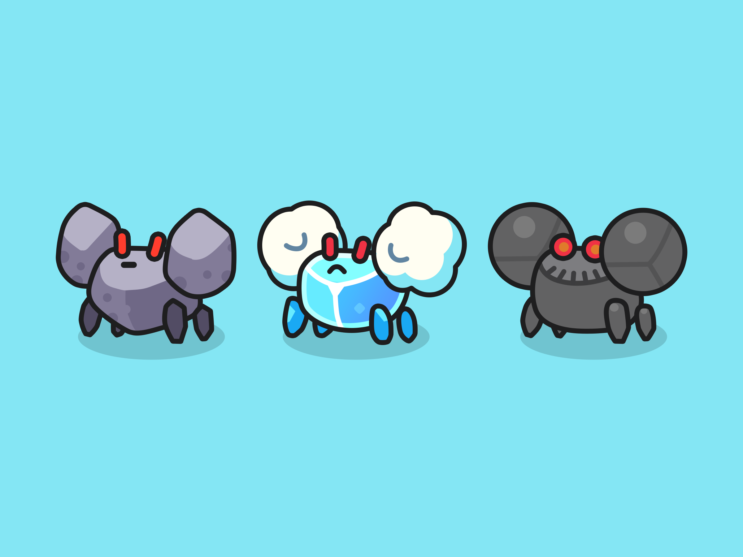 2D Minimal - Enemy Monster Crab 2d minimal enemy monster animal character asset character character animation enemy layerlab layerlab.io monster unity animaton