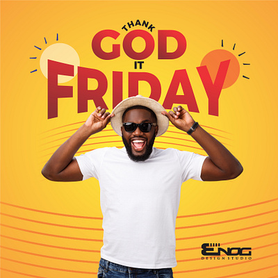 Thank God its Friday design flyer design graphic design social media