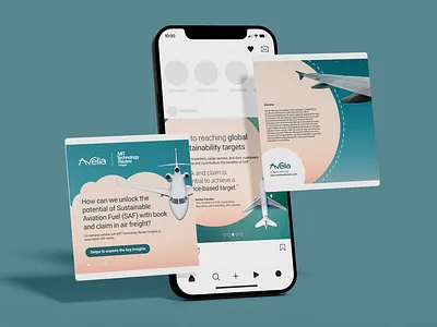 Aviation social post aviation carousel fuel linkedin social