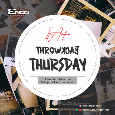 Throwback Thursday design flyer flyer design graphic design social media