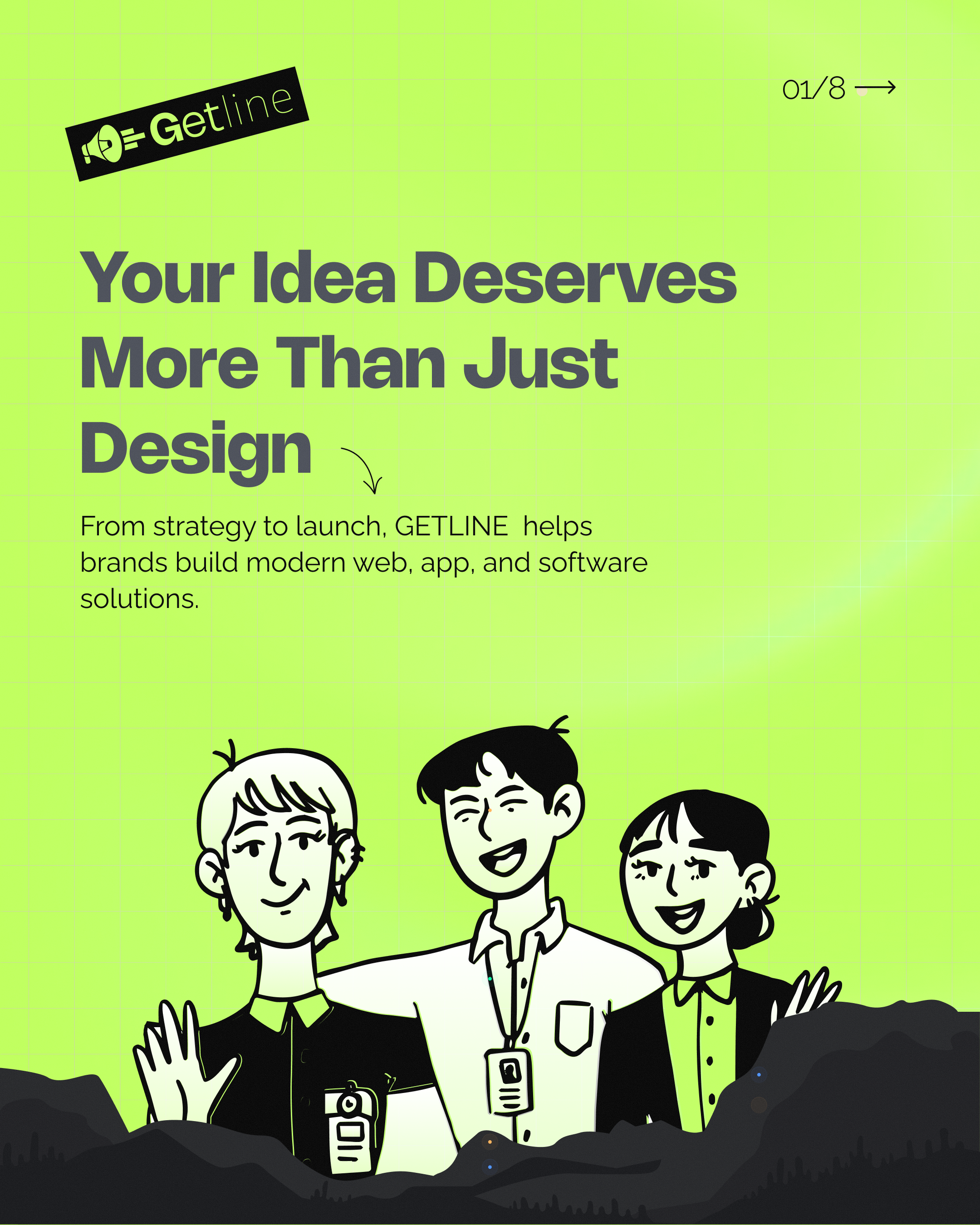 Example of Modern Social Media Carousel Post Design