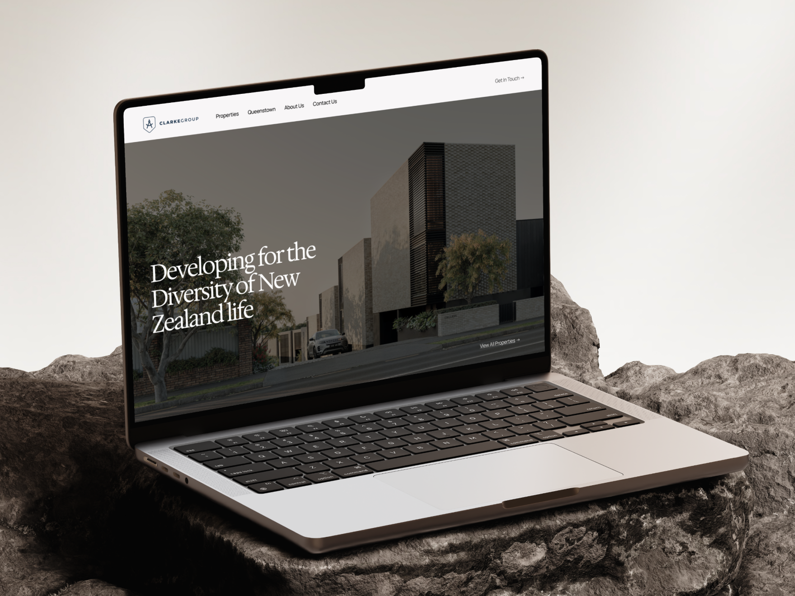 Example of Modern Real Estate Website & UIUX Design