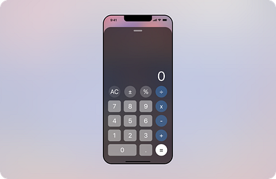 Daily UI :: 004 :: Calculator dailyui