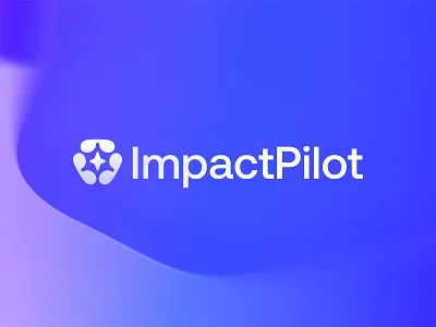 ImpactPilot - Logo Design ai automate blast branding create generare glass glasses goggles identity design impact jeroen van eerden modern logo pilot spark star success