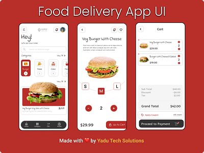 Food Delivery App UI app ui