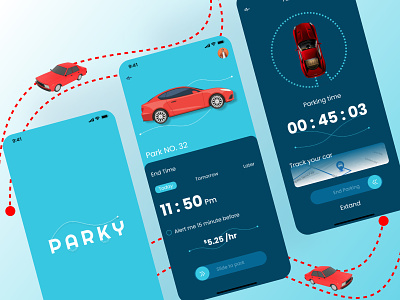 Parky , parking Application ! cars designer figma designer figma expert flash park easily parking parking app parkingapp shots ui uiux ux