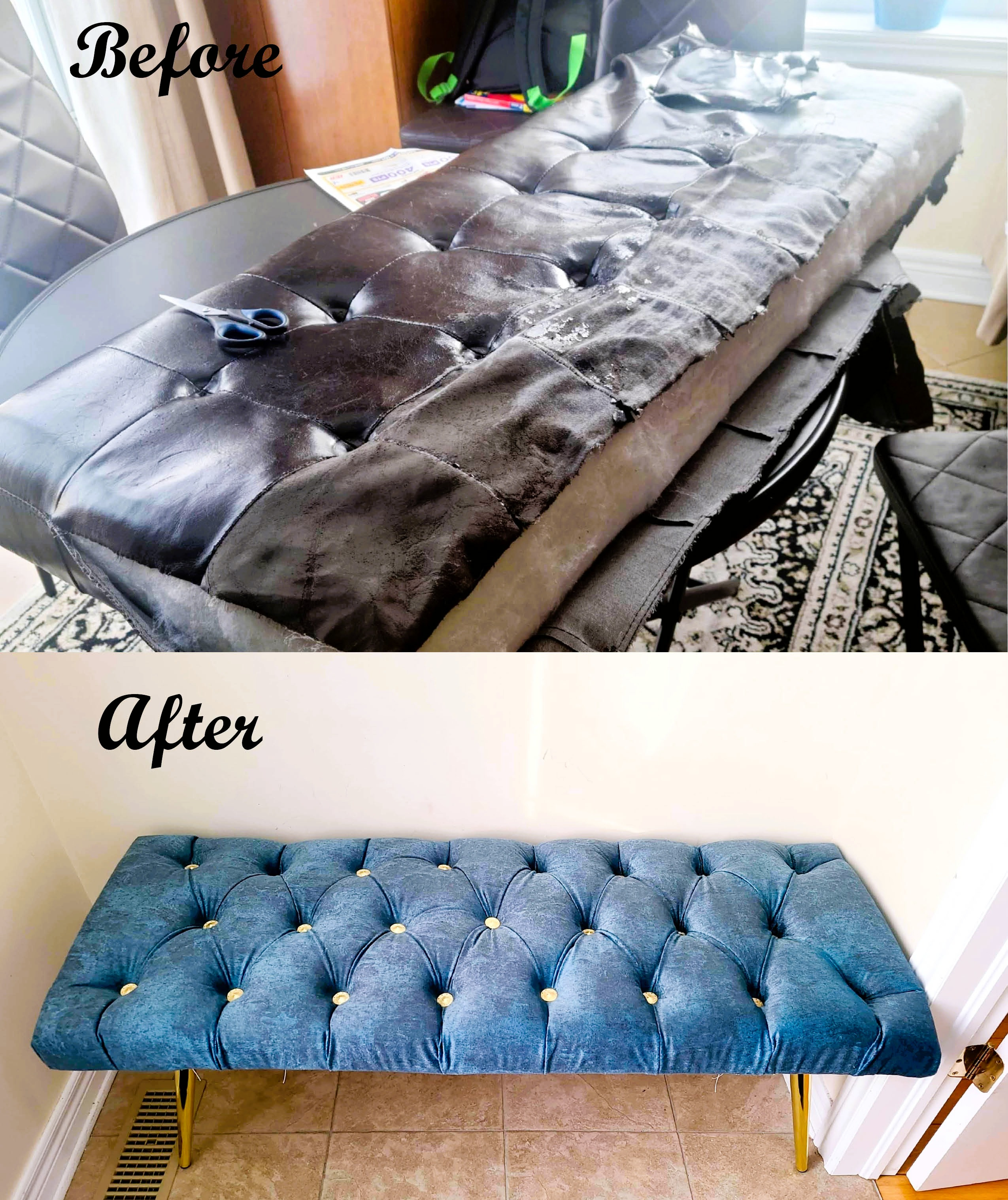 Upholstered Seat transformation