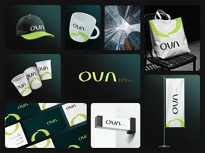 OVA Real Estate — Visual Identity branding graphic design logo