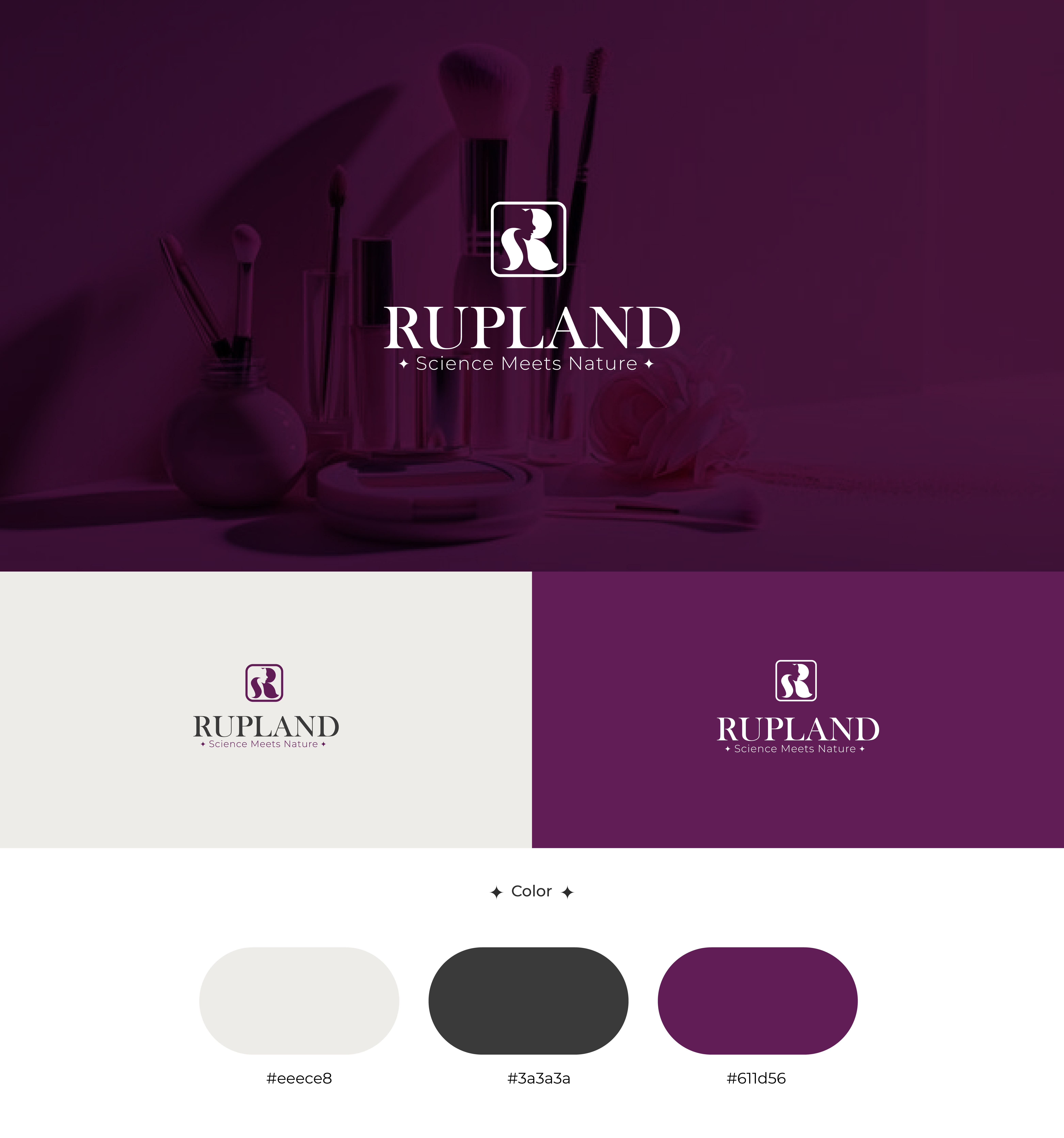 RUPLAND – Luxury Skincare Brand Identity Design