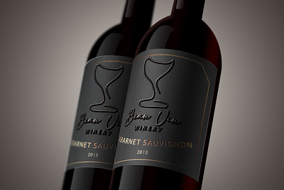 Wine label design branding design graphic design logo typography vector