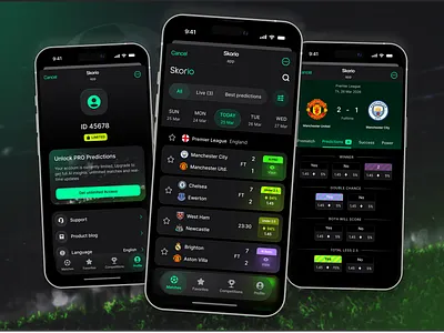 AI Football Predictions Telegram Mini App ai app app design betting app dark ui dashboard ui fintech ui football app mobile design mobile ui modern ui prediction app soccer app sports analytics sports app telegram mini app telegram ui ui design ux design