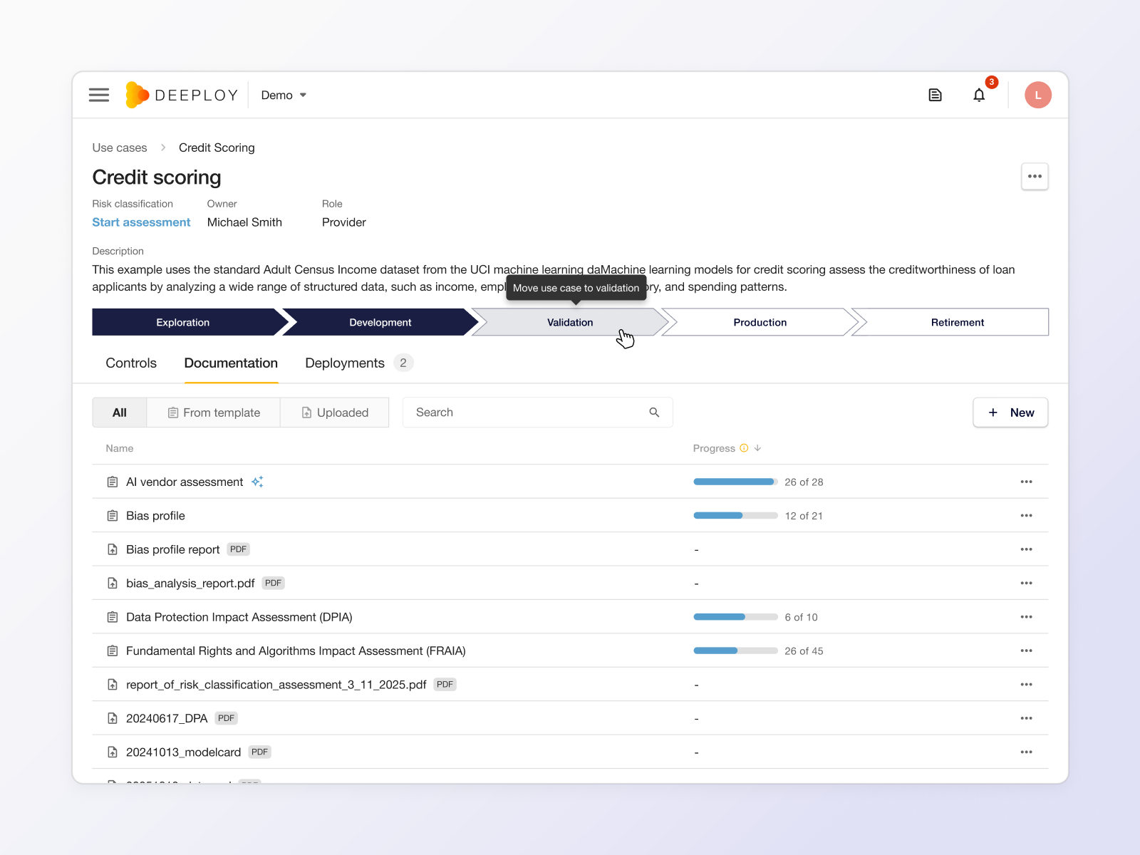 AI use case lifecycle stages