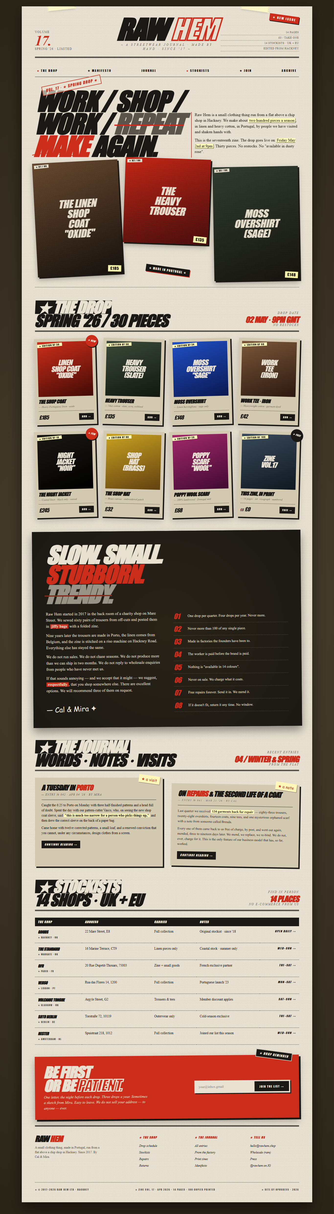 RAW HEM Graphic Subtle Concept branding graphic design logo ui webdesign