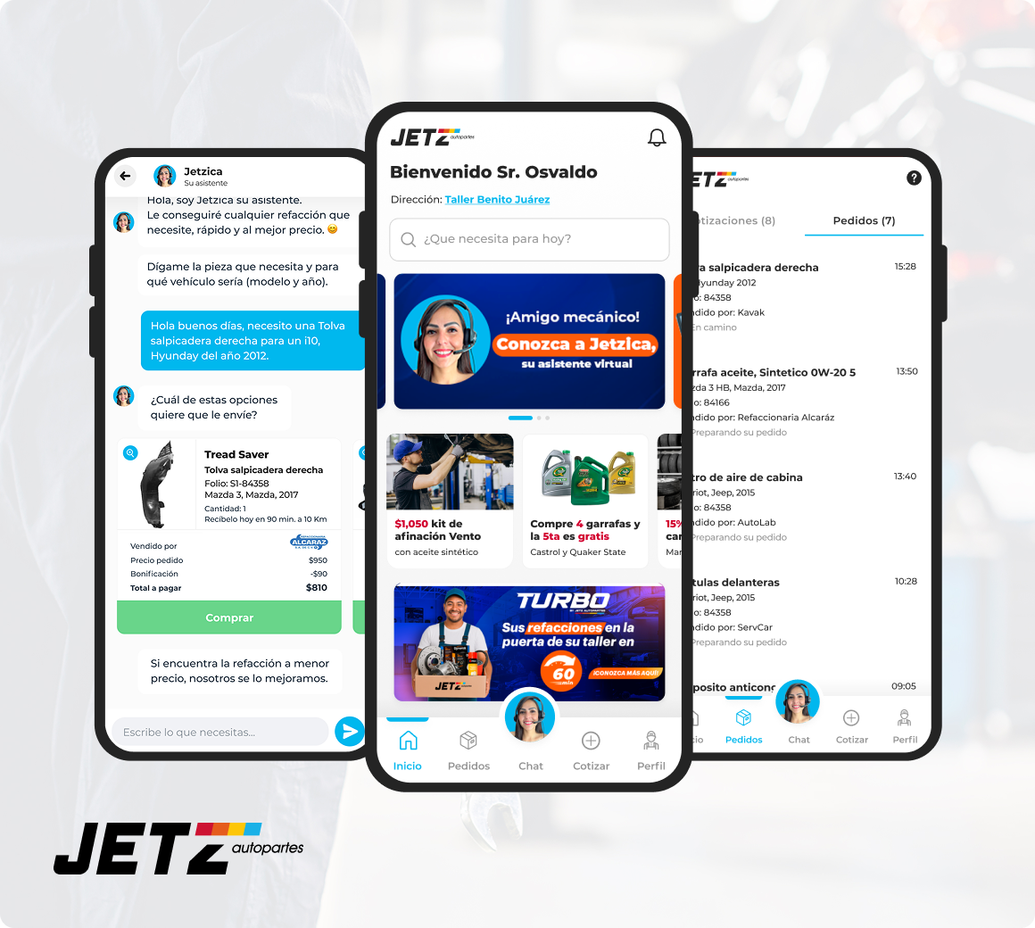 Jetz App - Mobile App | Spare parts ordering platform app productdesign ui ux