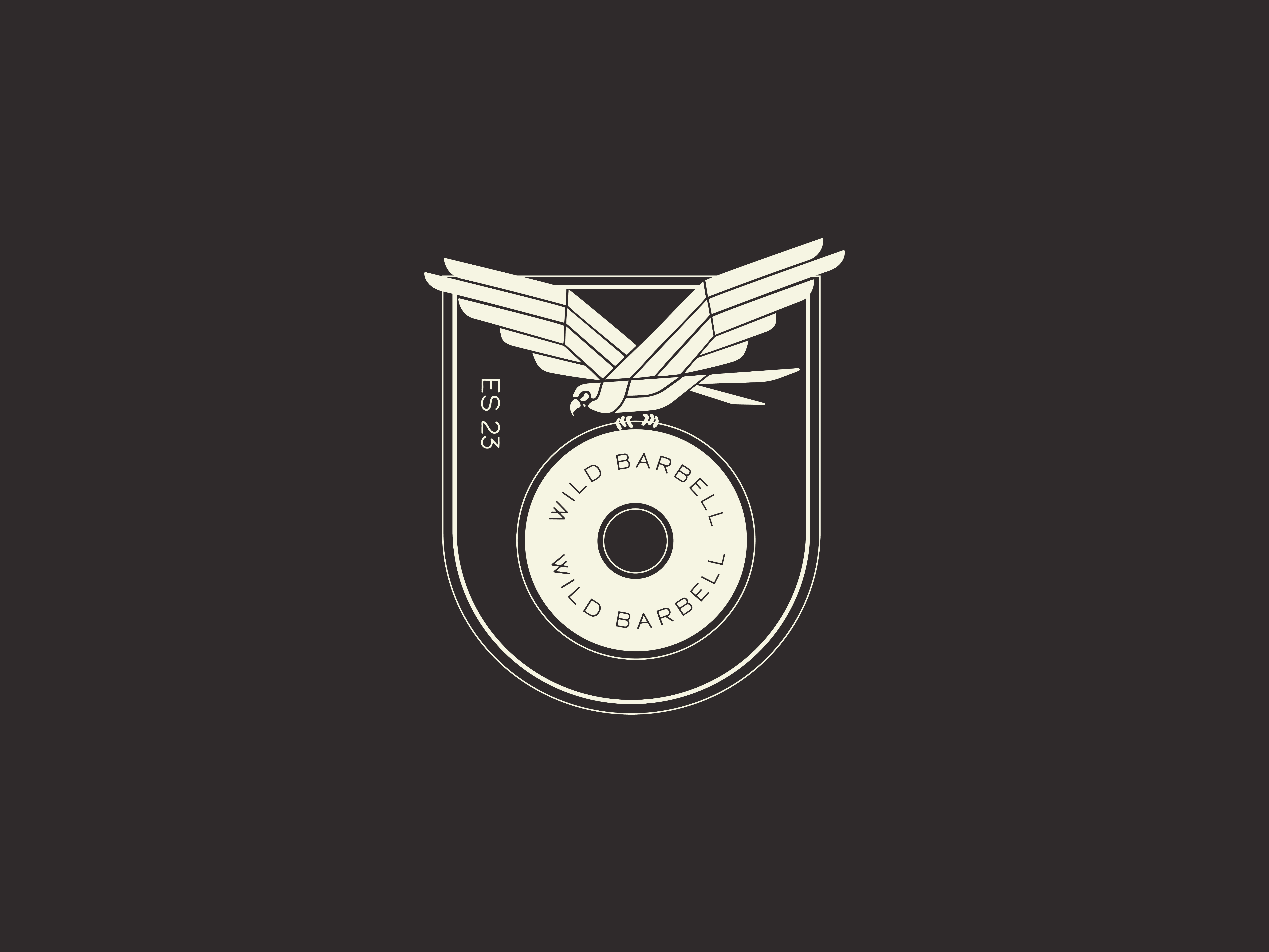 Wild Barbell Weightlifting Club Badge