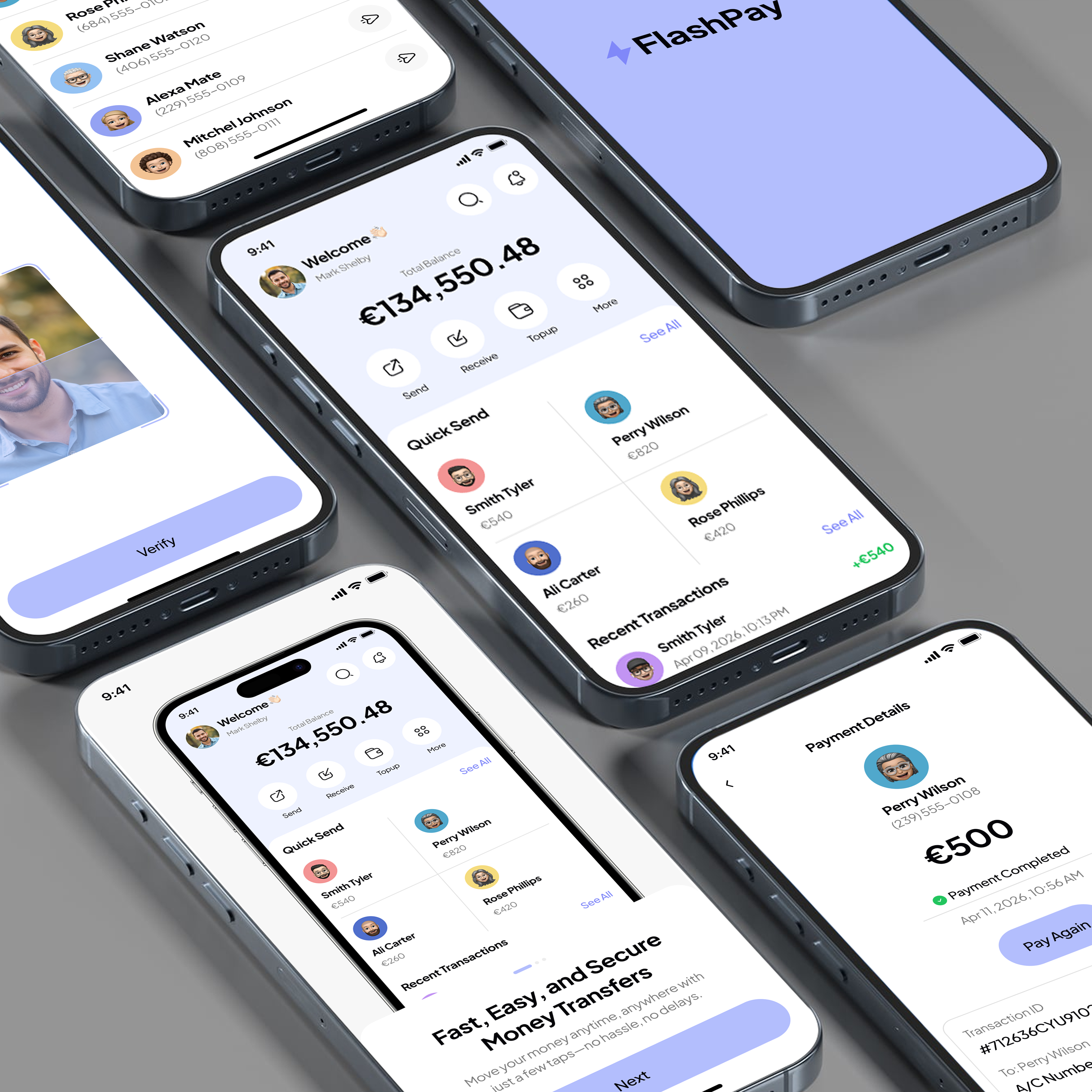 Example of Flash Pay — Fast,Easy & Secure Payment UI