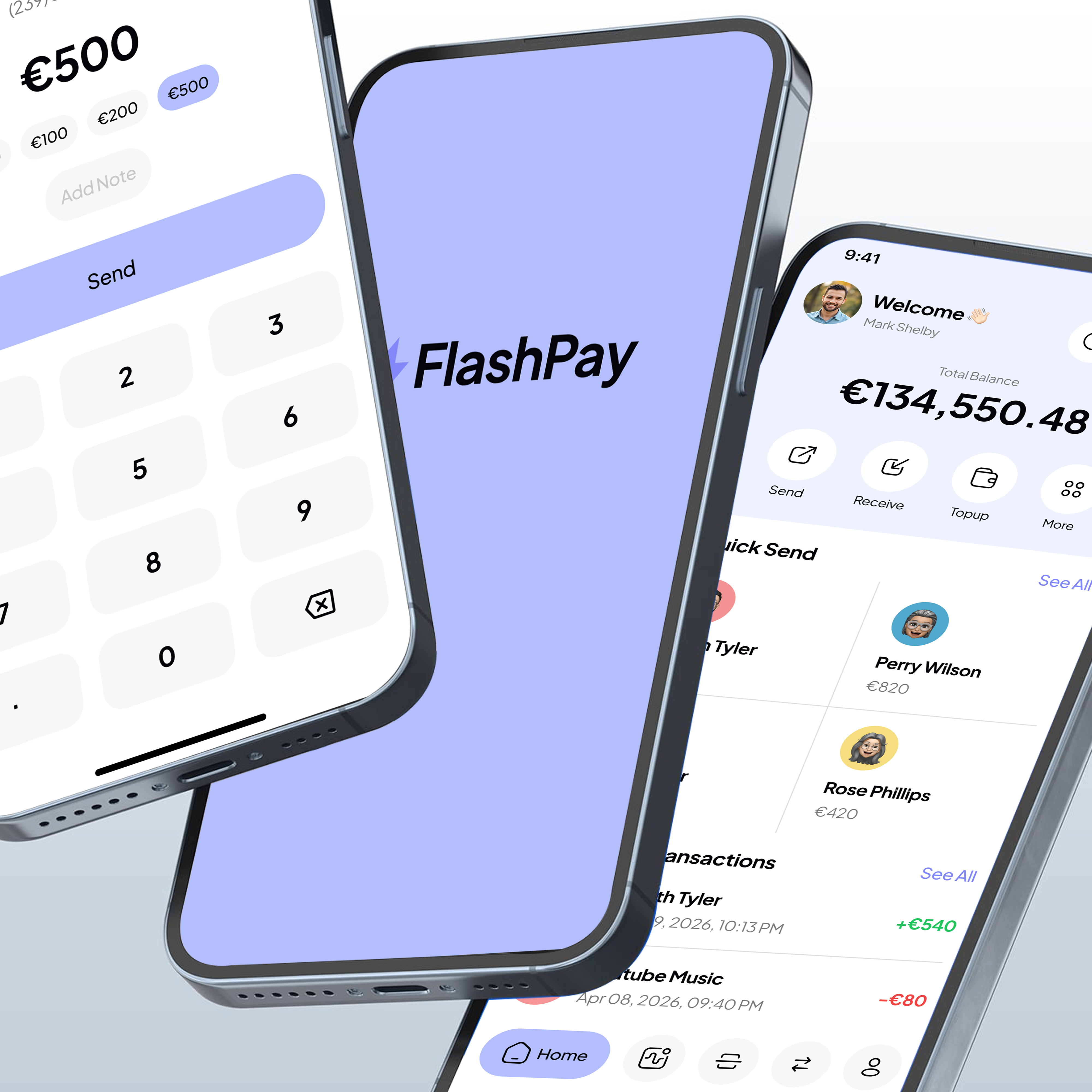 Example of Flash Pay — Fast,Easy & Secure Payment UI